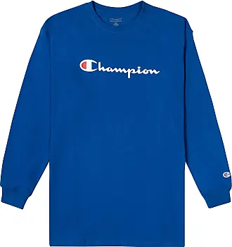 Champion Men's Long Sleeve Crewneck T Shirt, Long Sleeve T Shirt, Long  Sleeve Shirts for Men, Black, X-Small : : Clothing, Shoes &  Accessories