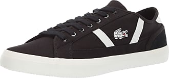lacoste mens giron trainers black