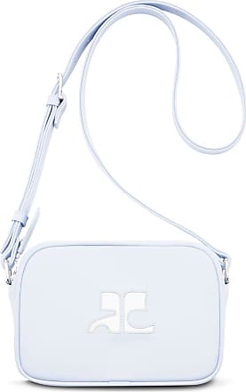 Derodeloper.com - #COURREGES #WOMEN FALL/WINTER '22 The Loop bag in  leather is inspired from the straps of a criss cross Courrèges dress from  1976. Revisited for the Spring Summer 2022 collection on