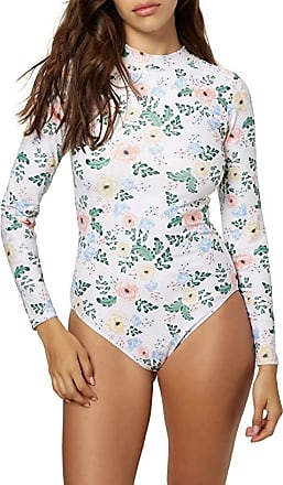 ONeill Womens Seraphina Long Sleeve One Piece Hybrid Swimsuit L Multi