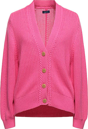 FLUFFY EARS Cardigan aus 100 % Kaschmir pink in Lila Damen Bekleidung Pullover und Strickwaren Strickjacken 