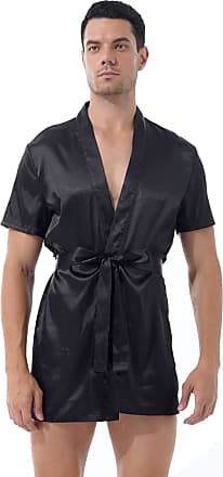 Aibrou Zipper Robe Long Sleeve Dressing Gown for Women Soft Bathrobe with Pockets Nightwear Sleepwear 