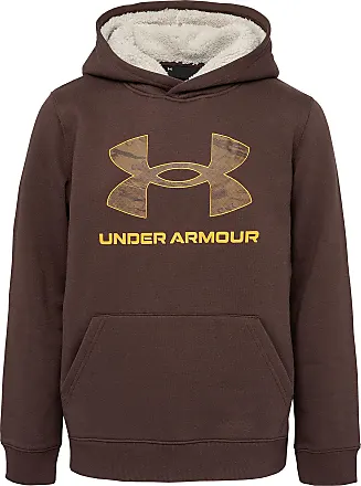 Under Armour Women's UA Velocity Wordmark Hoodie (Pitch Gray/White)