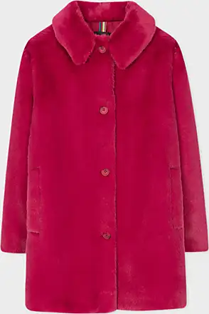 Bernardo Faux Fur Jacket in Petal Pink