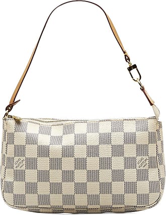Louis Vuitton 2011 Pre-owned Damier Azur Zipped Cosmetic Pouch - White
