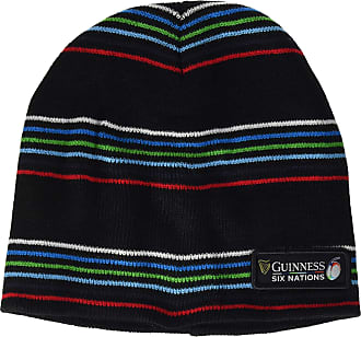 One Size Guinness Black and Cream Striped Ladies Winter Hat