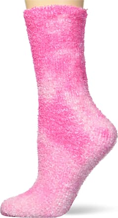 K.Bell Cotton Knee High cotton Blend Socks Ladies Purple Tie Dye Print New 