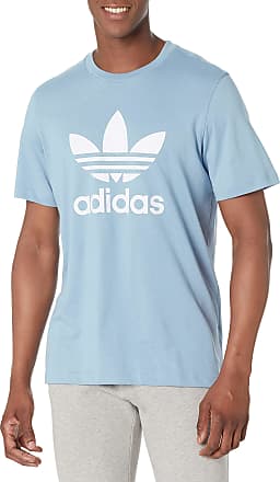 Adidas Men's T-Shirt - Blue - L