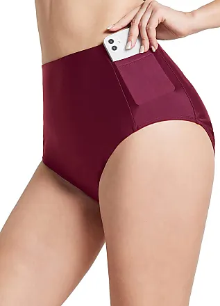  BALEAF Womens Swim Skirt Bottoms High Waisted Bathing Suit  Swimsuits Skirts Pleated Athletic Skorts