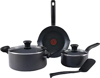 T-fal Initiatives Nonstick Griddle 10.25 Inch Oven Safe 350F Pots and Pans,  Dishwasher Safe Black