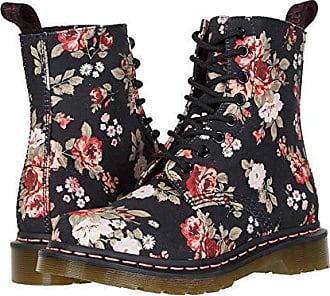 dr martens 3d flower lace up boots