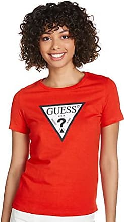 XL GUESS Tops Logoshirt Shirts Rundhals Top Shirt 4 Farben mit Motiv XS 