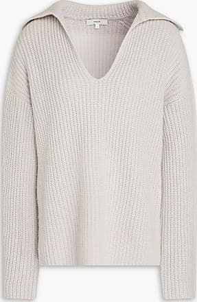 VINCE. Bouclé-knit merino wool, silk and cashmere-blend sweater