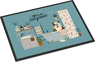 Carolines Treasures French Bulldog Brindle Welcome Floor Mat 19 x 27 Multicolor 