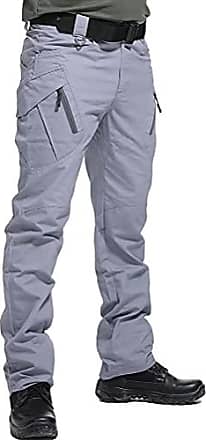 Pantalon de Sport Résistant à l'usure Misfuso Pantalon Homme Cargo Pantalon de Travail Style Militaire Multi Poches 
