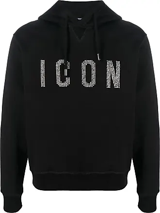 Dsquared2 tonal slogan-print hoodie - Black