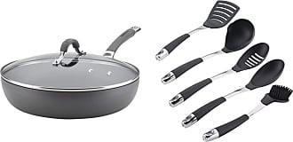 Circulon Radiance Hard-Anodized Nonstick Skillet with Helper Handle 14-inch Gray