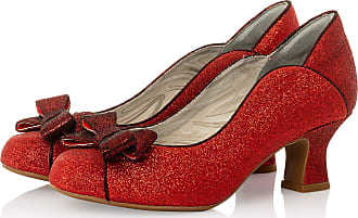 Ruby Shoo Melanie High Heel Court Shoe Pumps Red Black UK3-9 36-42 