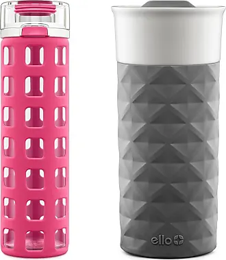 Ello Syndicate Glass Water Bottle with One-Touch Flip Lid for Sale in