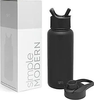 Hydraflow Crusader - Triple Wall Vacuum Insulated Water Bottle with Dual  Lid (64oz, Powder Navy) Stainless Steel Metal Thermos, Reusable Leak Proof