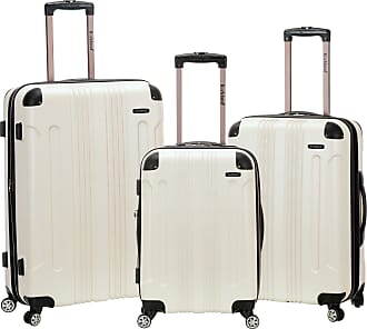 Hongsheng Retro Matte Scratch-Resistant Luggage Wear-Resistant Universal Wheel Suitcase,White,22 