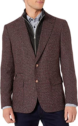 Robert Graham Mens Chayno Modern Fit 2 Button Notch Lapel Side Vent Suit 
