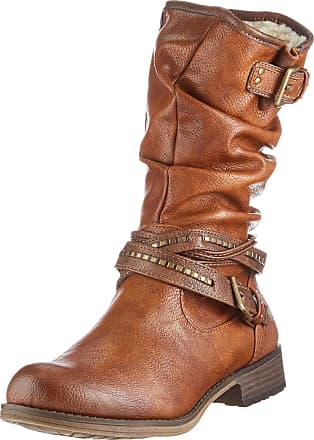 Brown 39                  EU WOMEN FASHION Footwear Boots Shearling Mustang boots discount 70% 