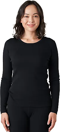 Women's 100% Silk Undershirt Long Sleeves Base Layer Shirt Top Thermal  Underwear