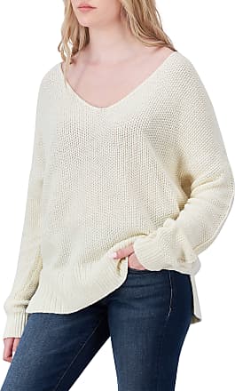 Lucky Brand Women's V-Neck Relaxed Fit Eyelash Sweater