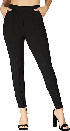 Shape Black Textured Contrast Stitch High Waisted Leggings