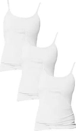 Hanes Women's Stretch Cotton Cami with Built-in Shelf Bra : :  Clothing, Shoes & Accessories