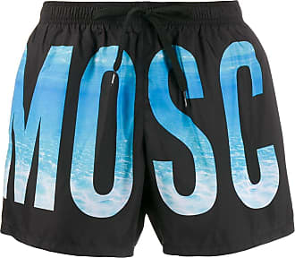 black moschino swim shorts