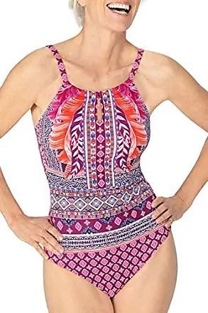 Amoena Womens Florida Full Bodice Pocketed Mastectomy Swimsuit Multi 8B at   Women's Clothing store