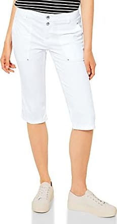European Culture Baumwolle Cropped-Hosen in Weiß Damen Bekleidung Hosen und Chinos Capri Hosen und cropped Hosen 