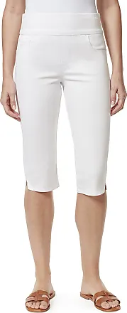 Petite Gloria Vanderbilt Kaia Button-Hem Skimmer Pants