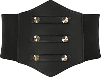 GRACE KARIN Women's Snap-Button Corset Belt Wide Elastic Belts for Dress  Stretchy Waistband at  Women’s Clothing store