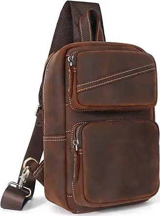 Antivol Sac de Poitrine Sling Crossbody Bag avec USB Homme Femme Sacoche  Sac d'Epaule Sacoche de Ceinture Sac Bandoulière pour Voyage Randonnée