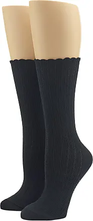 HUE Women's Scalloped Pointelle Sock