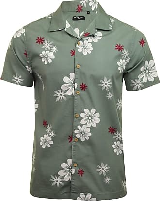 Mens Brave Soul 'Bonsai' Hawaiian Shirt 
