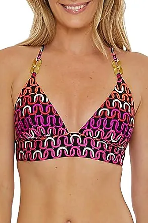 Trina Turk Royal Botanical Bralette Bikini Top