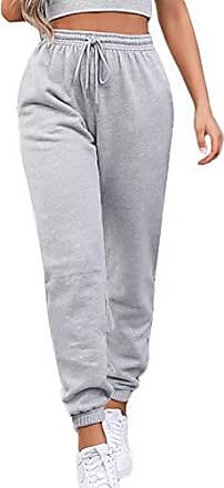 Onsoyours Pantalon de Jogging Femmes Pantalons de Survêtement Long pour Running Fitness Yoga Training Élastique Taille Haute Pants avec Poche
