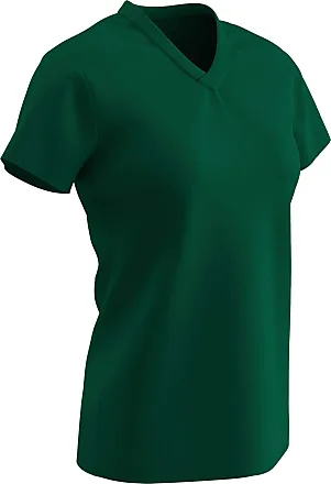 Women's Vintage Logo Burnout T-Shirt in Deep Jungle Green
