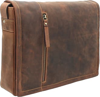 Visconti - Men's Shoulder Bag - Genuine Leather - 12 To 13 Inch Laptop Bag - A4 Office Work Bag - 18797 - Gianni