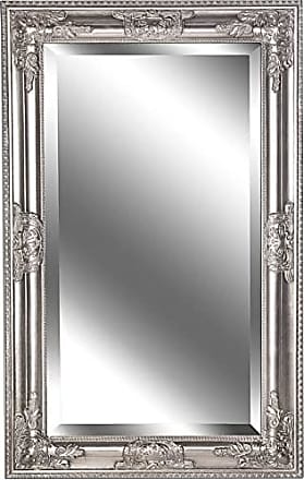 Spiegel Wandspiegel Deko Dekospiegel 68x48x1,6cm Schwarz Bronze Silber 