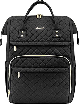 LOVEVOOK Laptop Backpack for Women 15.6 inch,Diamond Quilted Convertible  Backpack Tote Laptop Computer Work Bag,Cute Womens Travel Backpack Purse