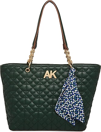 Anne Klein Small Perforated Triple Compartment Crossbody Bag