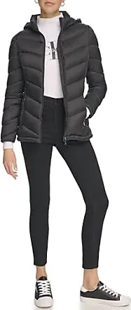 Calvin Klein Performance Women's Hooded Jacket with Side Snaps, Trans CAMO  Black, XX-Large at  Women's Clothing store