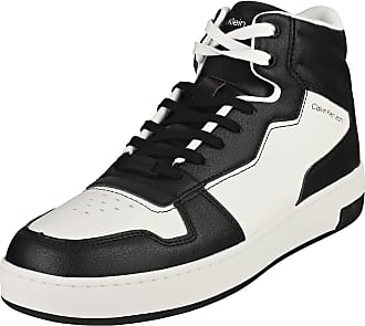 Calvin Klein Shoes Vulcanized Mid Laceup Black Trainers for Men Mens Shoes Trainers High-top trainers 
