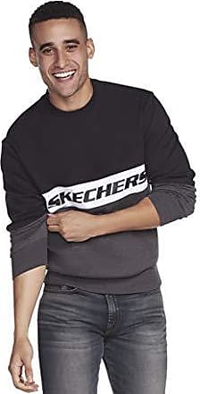 skechers sweatshirts mens black
