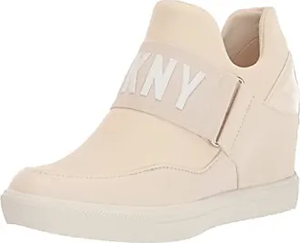 DKNY Women's High Top Slip on Wedge Sneaker, Black Cosmos, 8.5 : :  Clothing, Shoes & Accessories